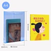 Transparent file bag, a4 material bag for student exams, drawstring, pp file bag, exam stationery storage bag, file bag Application Scenario